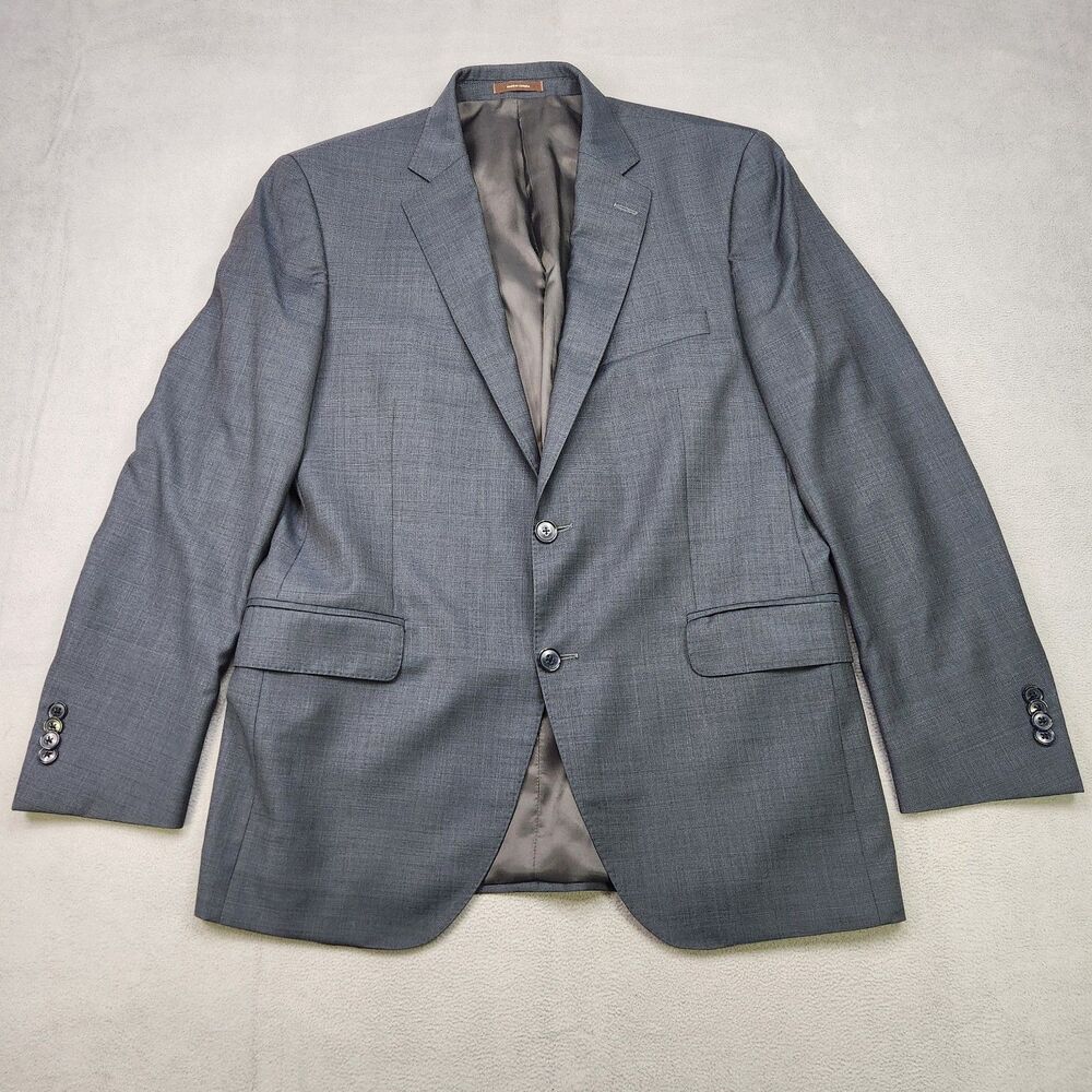Peter Millar Blazer Men's 40R Blue 100% Wool Two Button Sport Coat Jacket Canada